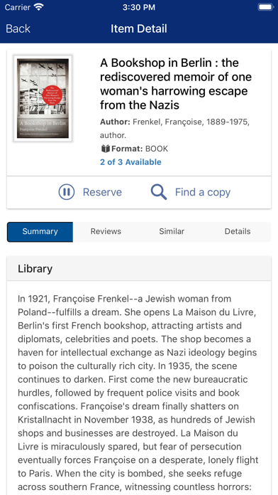 The Urbana Free Library screenshot 2