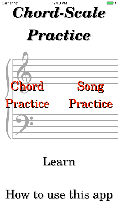 How to cancel & delete Chord-Scale Practice from iphone & ipad 1