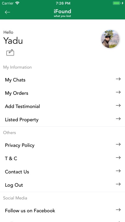 iFound What You Lost