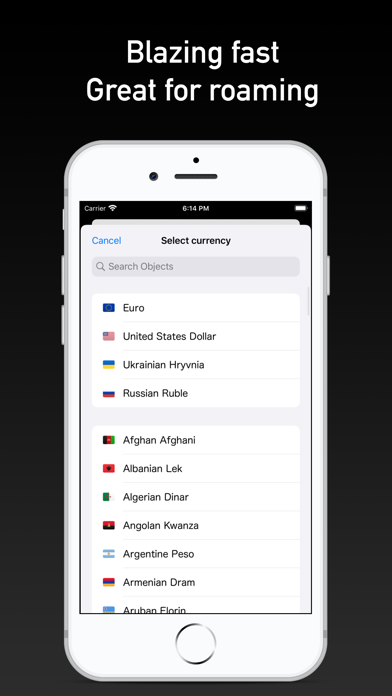 Fast Rates currency converter screenshot 3