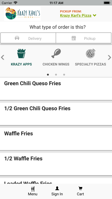 How to cancel & delete Krazy Karl's Pizza from iphone & ipad 3