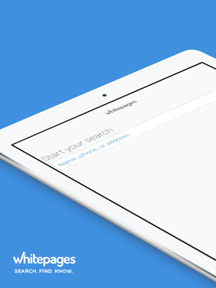 Whitepages People Search App For IPhone - Free Download Whitepages ...