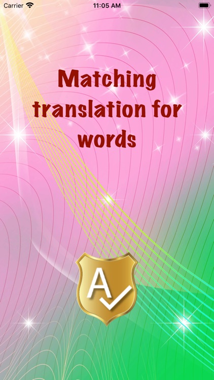 Matching translation for words