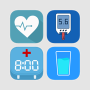 Personal Care Bundle - BP and Glucose Tracker, Water and Pill Reminder