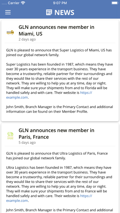 GLN - Global Logistics Network screenshot 3