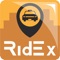 The RidEx app allows the passenger to book a cab easily using internet data by providing the details of pickup and drop location