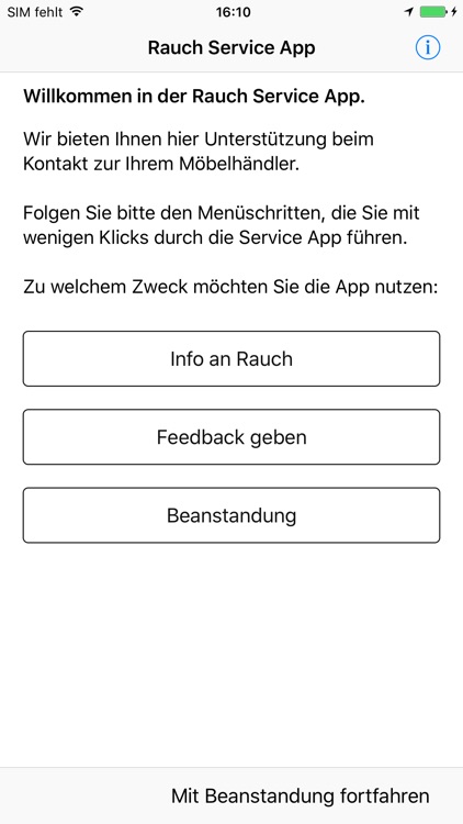 Rauch Service App