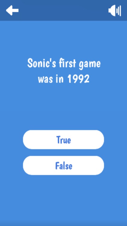 Fan Quiz for Sonic