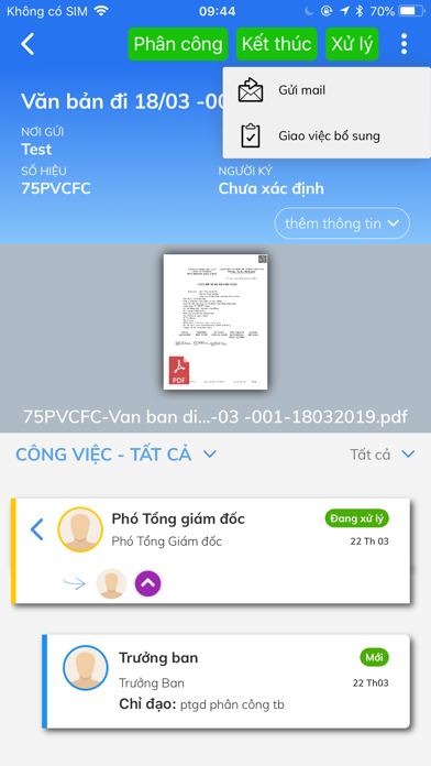 Vietsovpetro eOffice screenshot 4