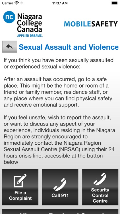 Mobile Safety Niagara College screenshot-6