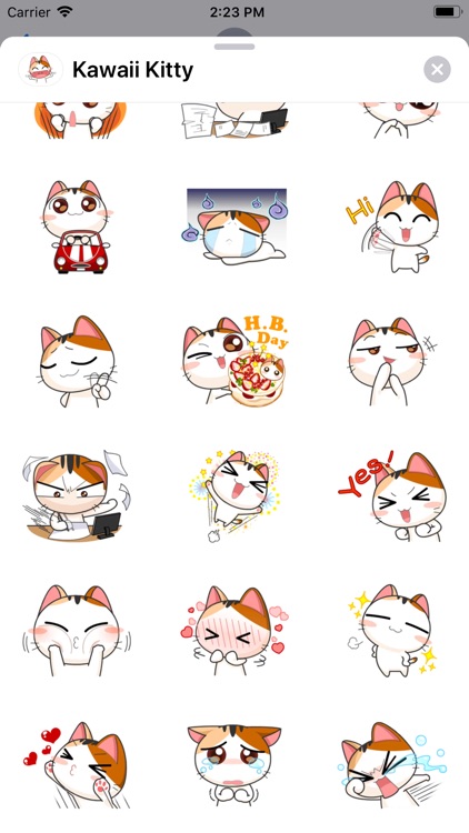 Kawaii Kitty Sticker Pack