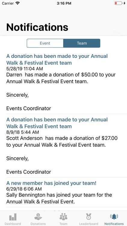 Stride Team Snapshot screenshot-5