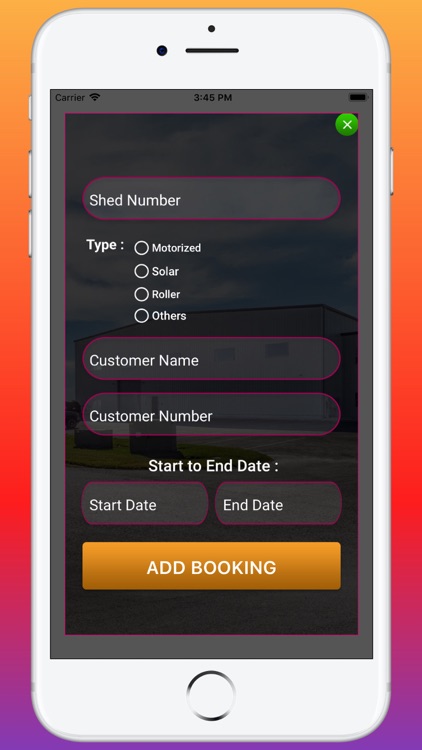 IndustrialShadeBookingManager screenshot-6