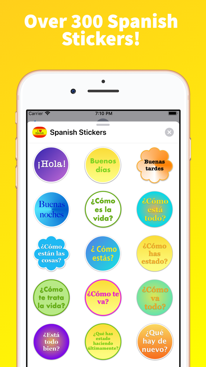 Spanish Stickers for iMessage