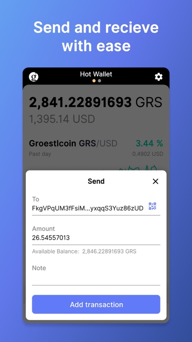 GRS Wallet for COINiD screenshot 4