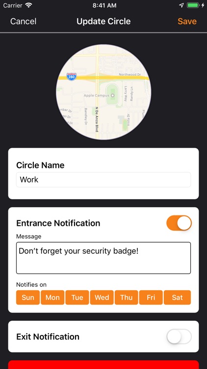 Circles: Location Reminders screenshot-3