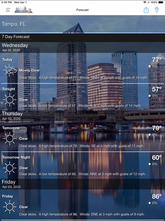 【图】Max Defender 8 Weather App(截图3) 【图】Max Defender 8 Weather App(截图3)