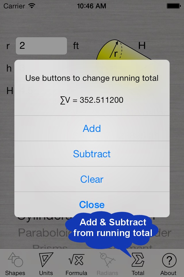 Volume Calculator screenshot 4