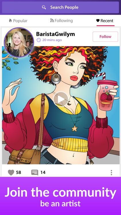Colorgram: Adult coloring book screenshot-3