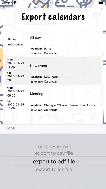 Export calendars screenshot-4