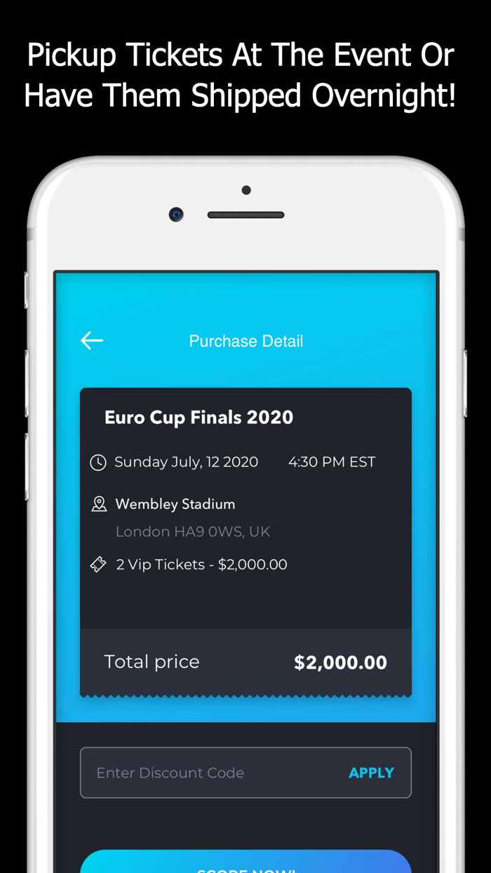 Score - Tickets On-Demand