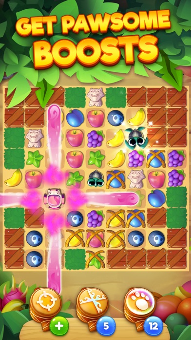 Tropicats: Match 3 Puzzle Game Screenshot 2
