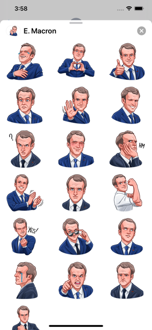 E. Macron Stickers(圖2)-速報App