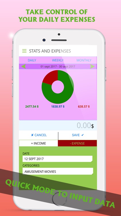 Pocket Expenses Tracker