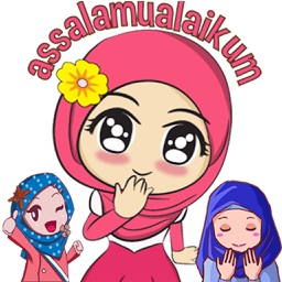 Hijab Islam Cute Stickers HD