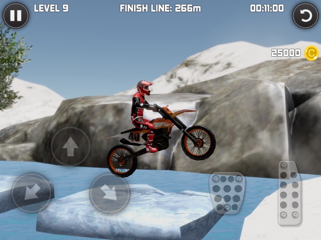 Bike Trials Winter 2, game for IOS