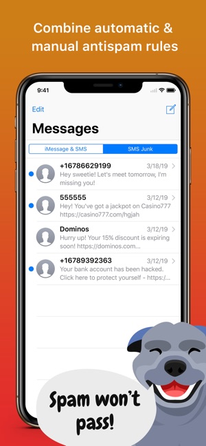 SpamHound SMS Spam Filter(圖1)-速報App