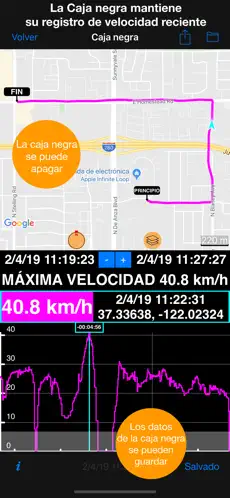 Screenshot 6 Velocímetro 55 Start. GPS, HUD iphone