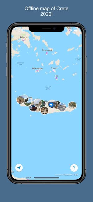 Crete 2020 — offline map(圖1)-速報App