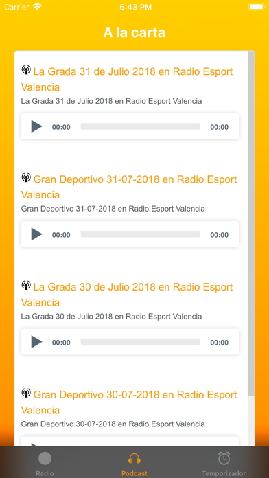 Radio Esport Valencia screenshot 2