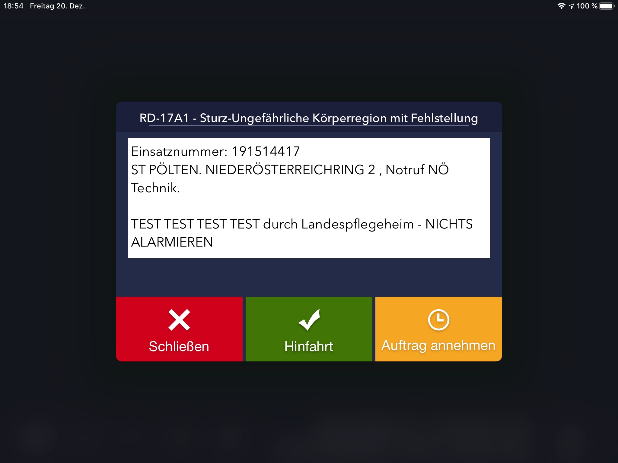 NNÖ ESAPP Fahrzeug screenshot 2