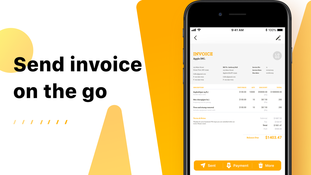 26+ Invoice App For Iphone Gif
