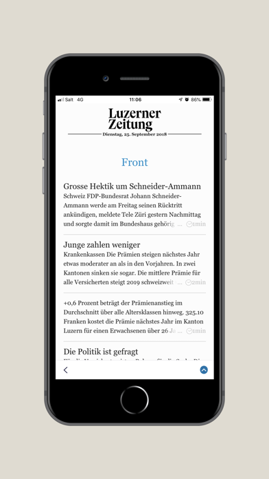 How to cancel & delete Luzerner Zeitung E-Paper from iphone & ipad 4