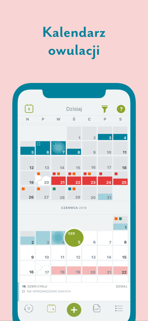 Kalendarz miesiączkowy aplikacja
