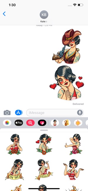 Tattoo Girl Sticker Pack(圖3)-速報App