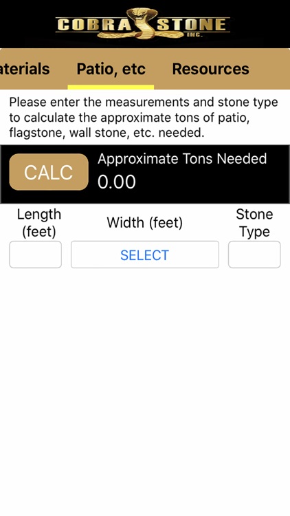 Materials Calculator