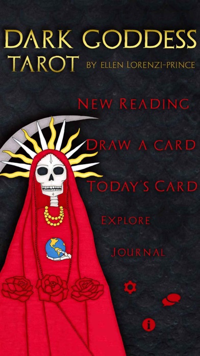 How to cancel & delete Dark Goddess Tarot from iphone & ipad 1