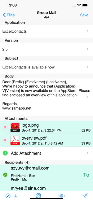 ‎SA Group Mail Screenshot