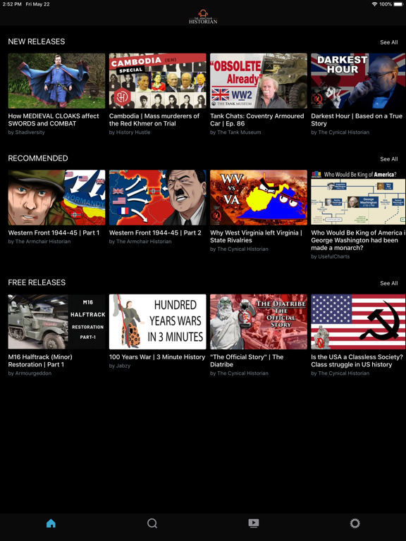 Armchair History TV | Apps | 148Apps