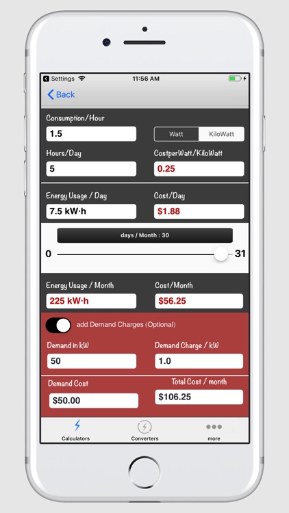 Electrical Calculator screenshot-4