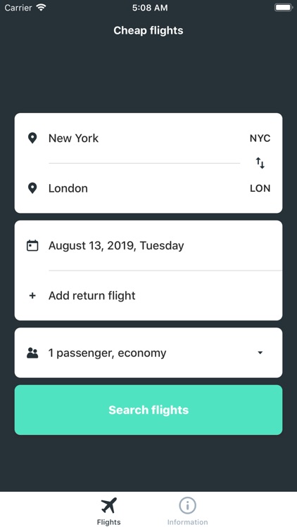 Low Fare Flights