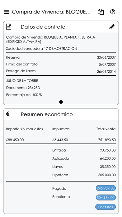 Sistema de Información EXXACON screenshot 3