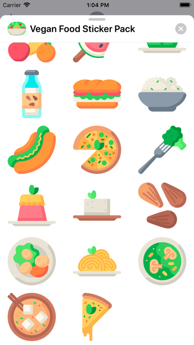 Vegan Food Sticker Pack screenshot 4