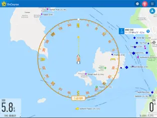 Screenshot 1 OnCourse - boating & sailing iphone