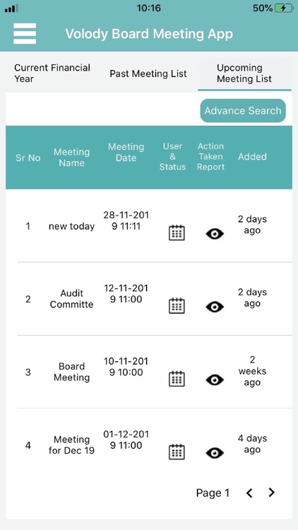 Volody Board Meeting App