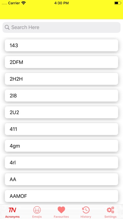 Short Language Dictionary